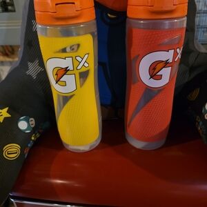 Gatorade GX Hydration Bottles - Yellow and Orange